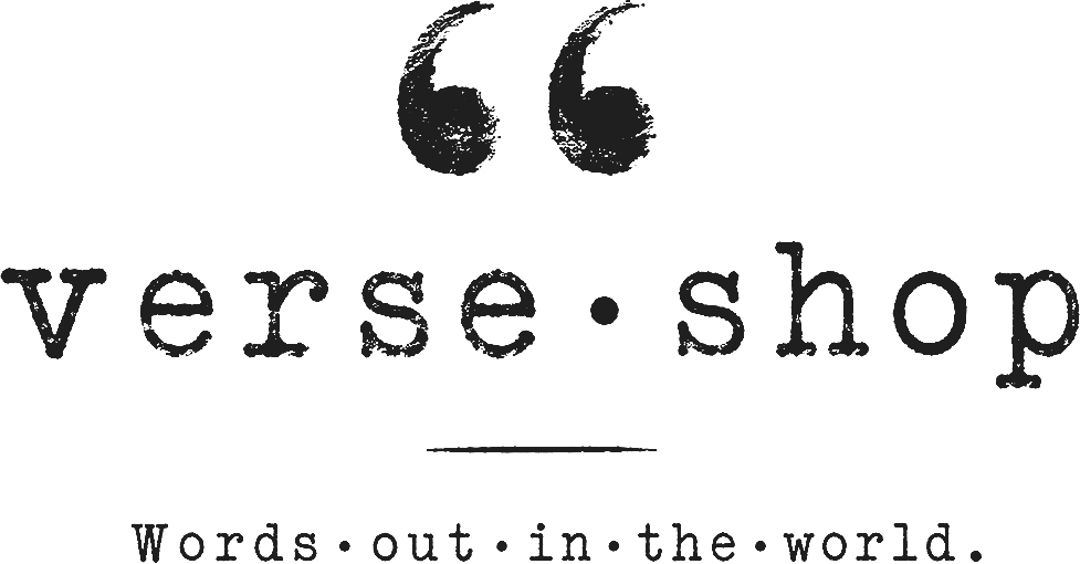 Verse·Shop — words out in the world